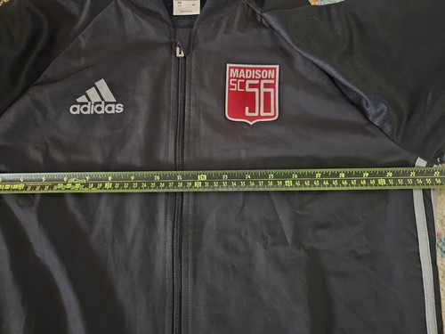 Adidas Climacool Madison SC56 full zip jacket size LARGE Soccer Club WINGER - Picture 6 of 12
