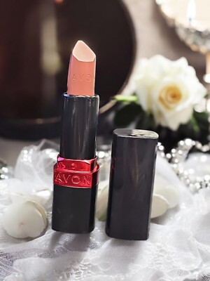 Avon ULTRA CREAMY Lippenstift Farbe Pflege 52 Peached Pink Glanz Top SQUALANE