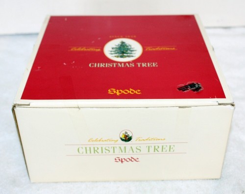 Spode Christmas Tree 14 Oz. Ice Cream / Pudding Bowls ~ England ~ Set of 4 NIB - Picture 13 of 14