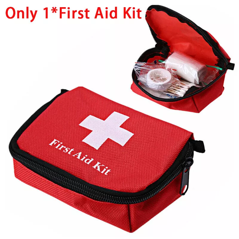 1Pc Outdoor Hiking Camping Survival Travel Emergency First Aid Kit Rescue  A.b$