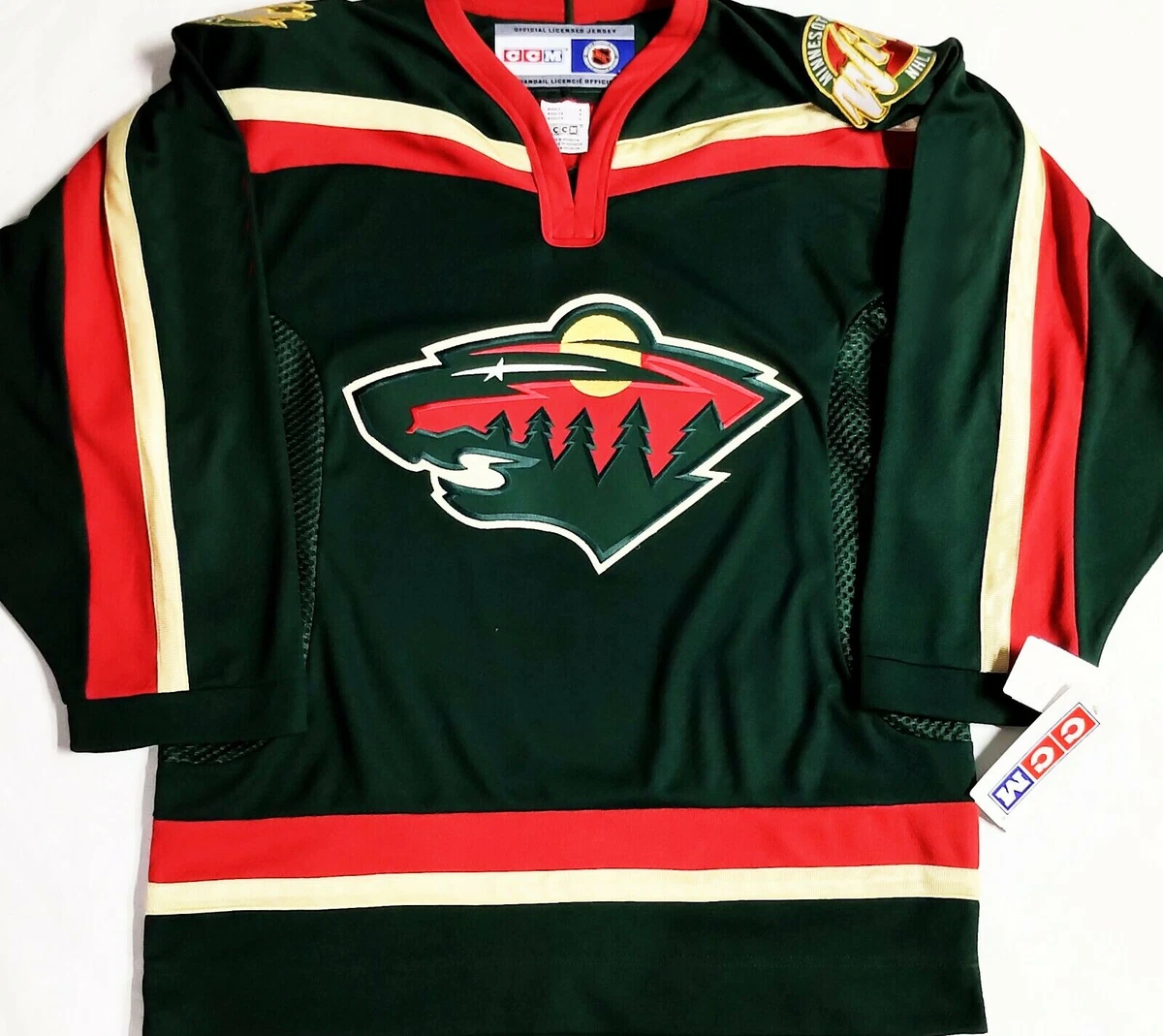 00's Minnesota Wild CCM NHL Jersey Size XL – Rare VNTG