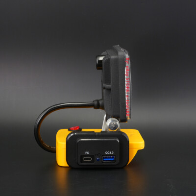 Cordless LED Worklight For DeWalt 20V MAX Batteries - 2280 Lumens With Fast USB Port
