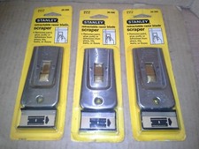 3PC Stanley 28-500 Heavy-Duty All-Metal Razor...