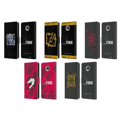 TOM CLANCY'S RAINBOW SIX SIEGE ICONS LEATHER BOOK CASE FOR MOTOROLA PHONES