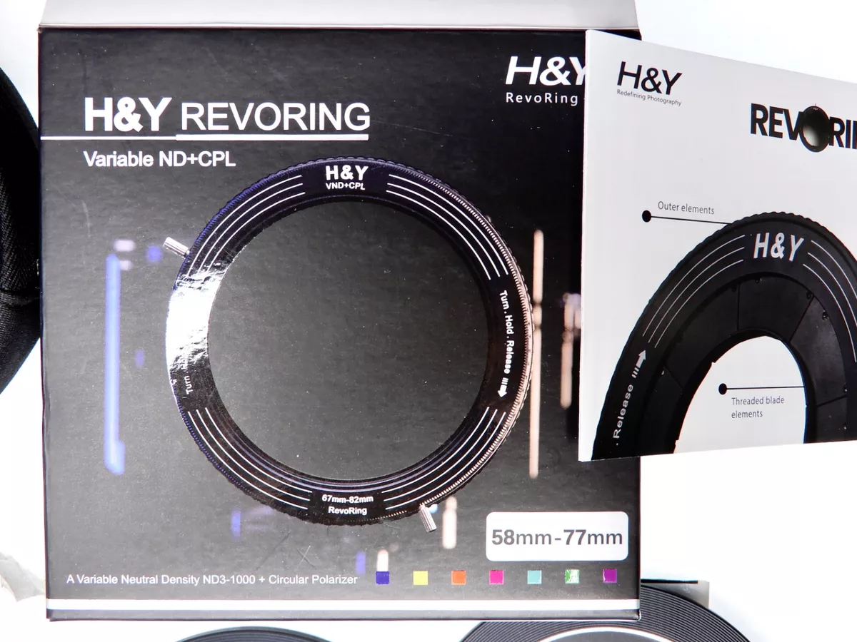 H&Y RevoRing Variable ND3-ND1000 + CPL 58-67mm with Magnetic