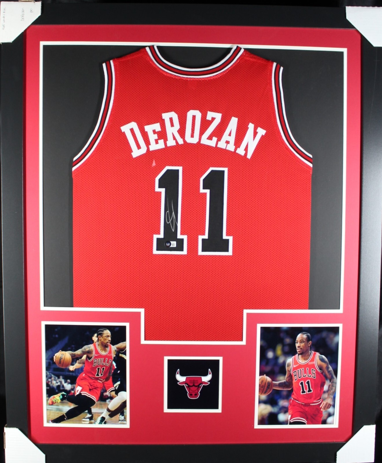 DEMAR DEROZAN (Bulls red TOWER) Signed Autographed Framed Jersey JSA eBay