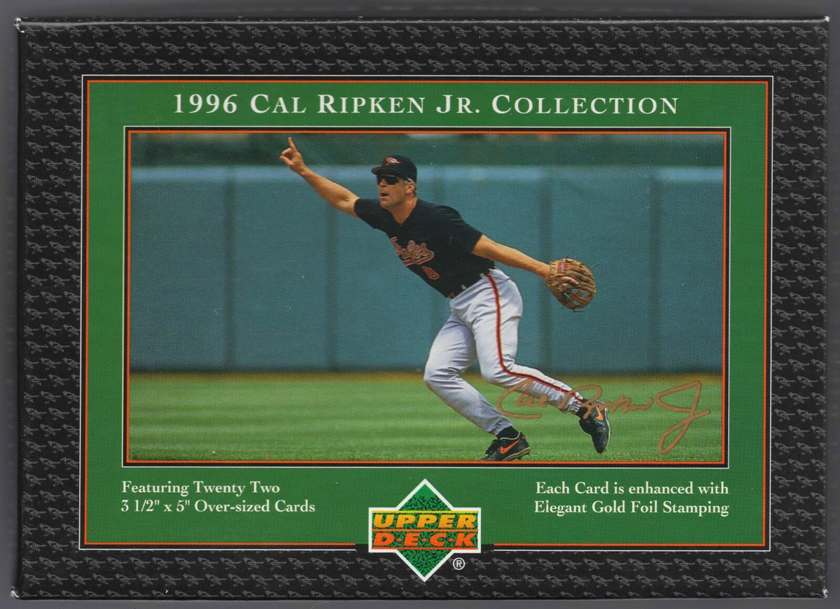 1996 Upper Deck Cal Ripken, Jr. Collection Oversized card complete