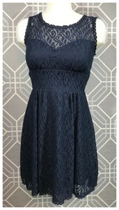 b darlin navy blue lace dress