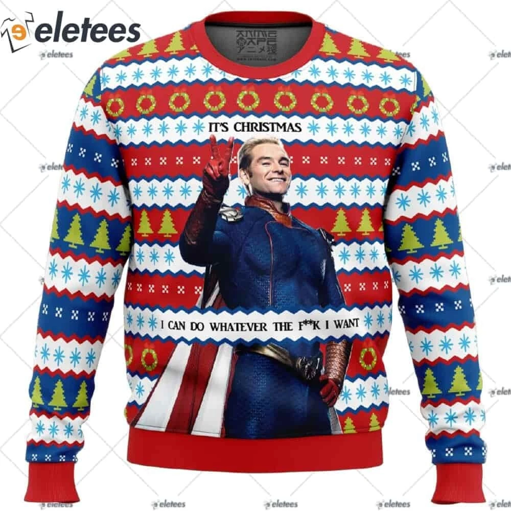 Homelander The Boys Ugly Christmas Sweater KFKTA8VA