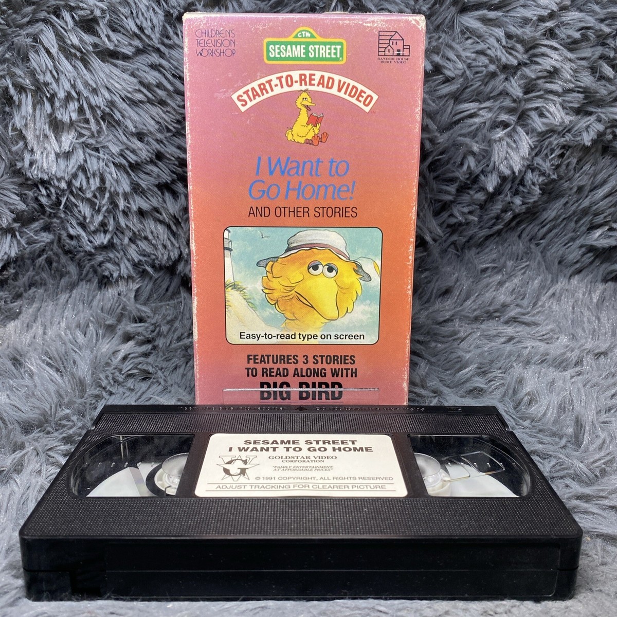 Sesame Street I Want To Go Home VHS Tape 1992 Start to Read Video