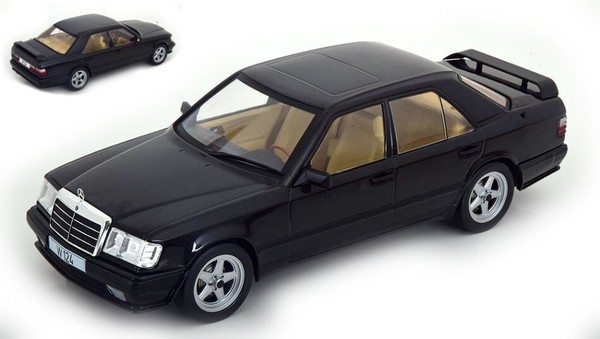 Mercedes W124 Tuning 1986 Metallic Schwarz 1:18 Modell Modelcargroup-image