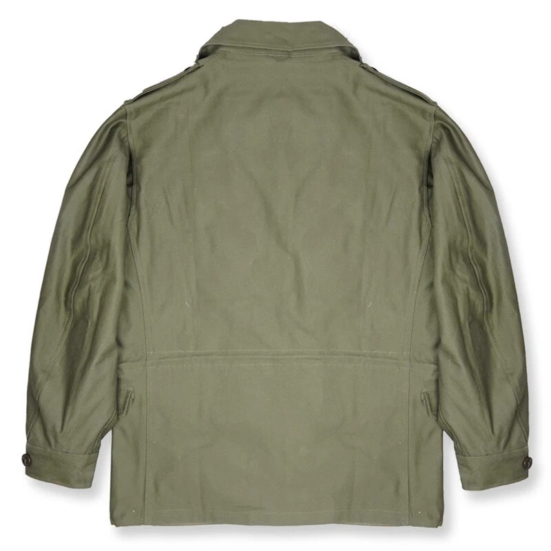 Replica WW2 US Military M43 Field Jacket WWII U.S. ARMY M1943 Men Tactical Coat  - Image 4 of 4