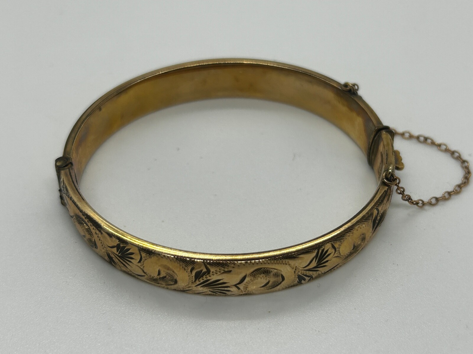 Georg Jensen Vintage 9ct Rolled Gold Bangle Bracelet 50s 60s Mid-Century Design