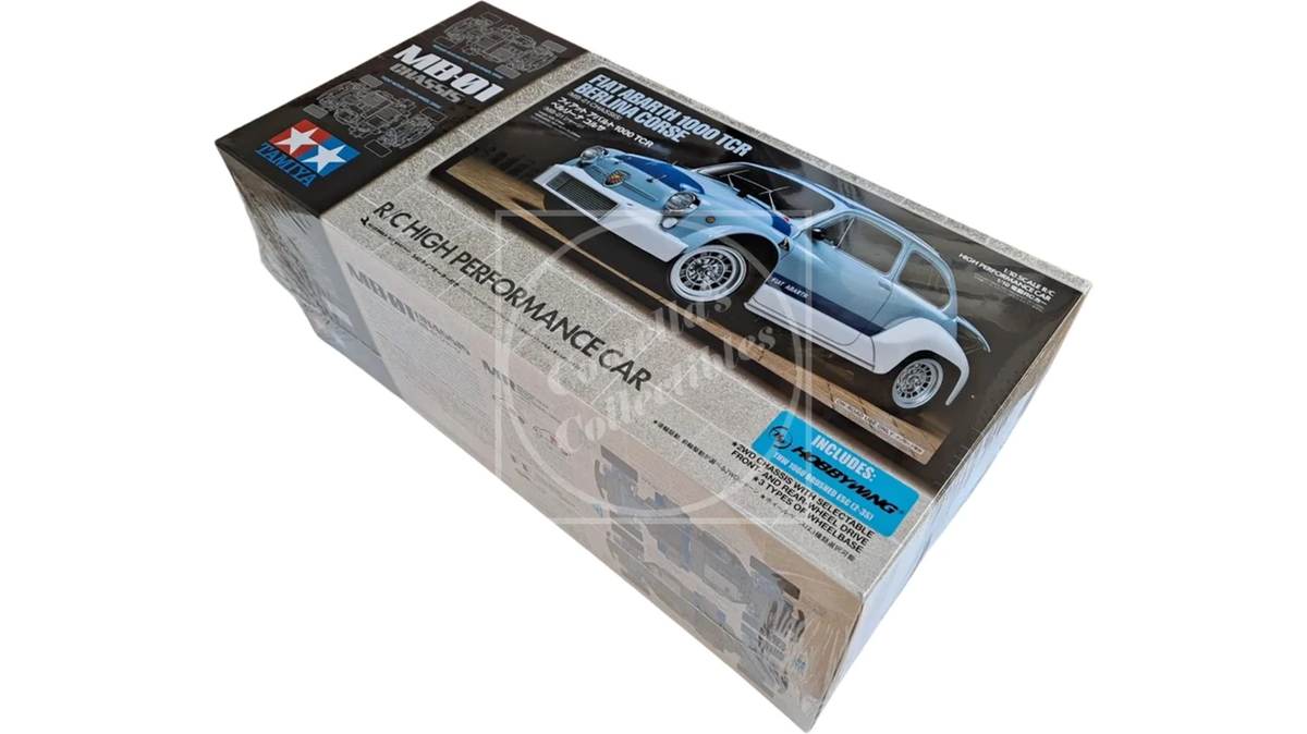 Tamiya 1/10 Fiat Abarth 1000 TCR 2WD Kit MB-01 Chassis Motor & ESC