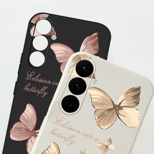 Phone Case For Samsung A14 A34 A54 A13 A73 A53 A23 A12 A52 Butterfly Soft Cover - Afbeelding 10 van 26