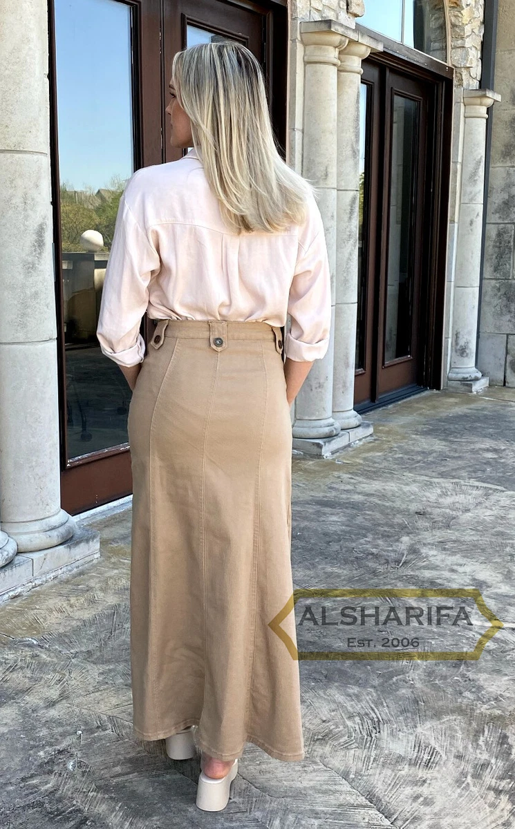 Long jean top skirts 40