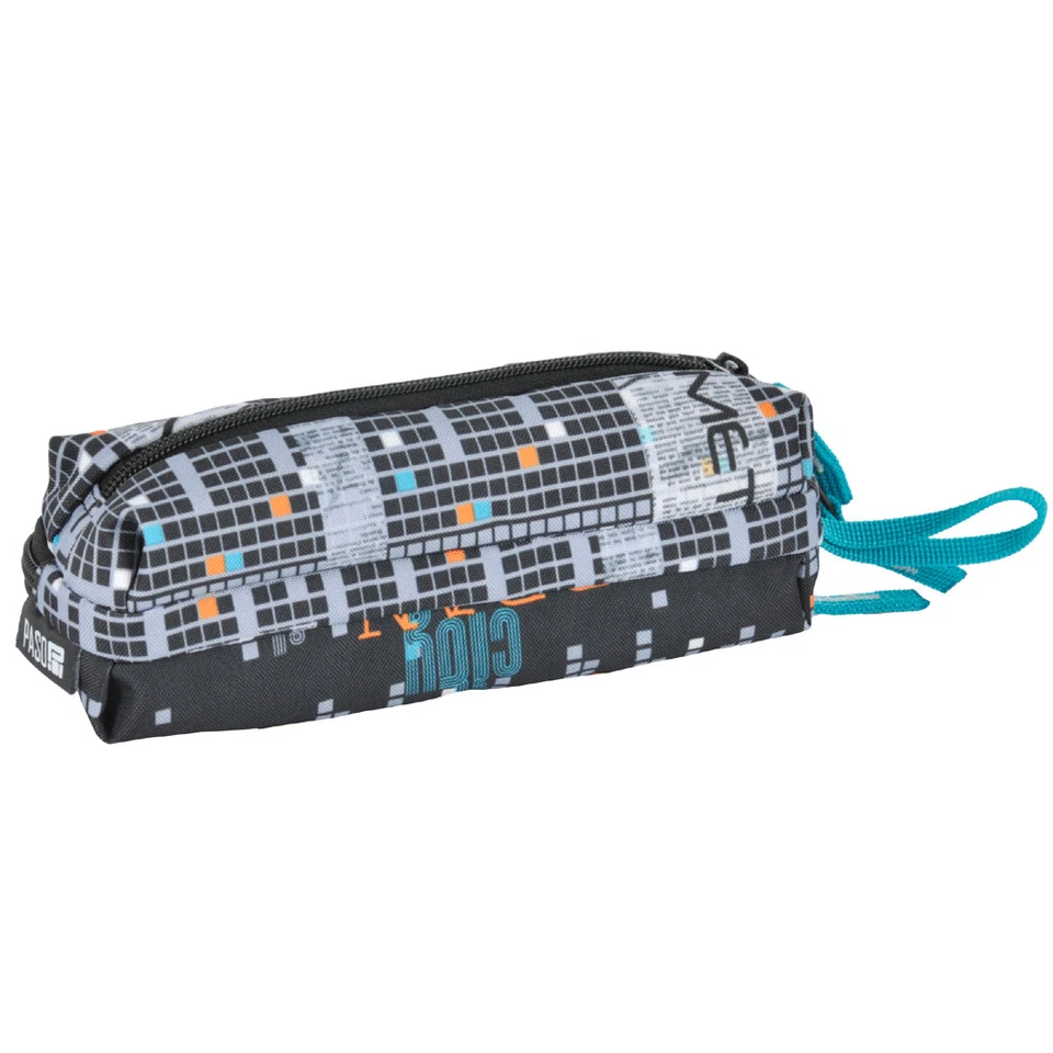 PASO Schlamperrolle Box Federtasche Schüleretui Federmäppchen 17007UM Metropolis NEU