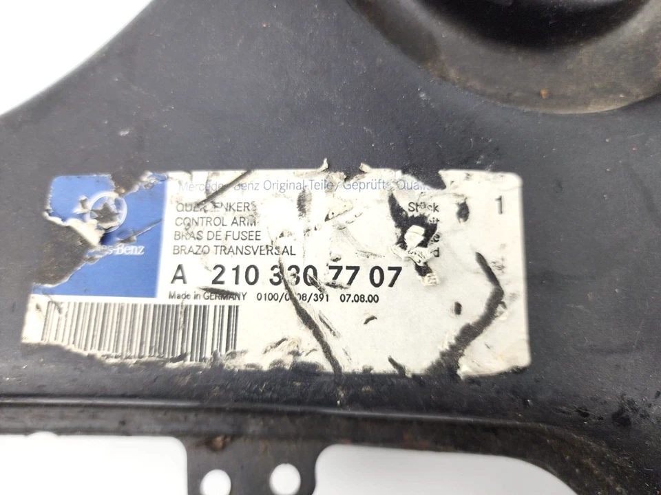 Par de brazos de control delanteros inferiores Mercedes Benz W210 1996-2002 W210 E320 E420 E55 L+R Foto 3 de 4