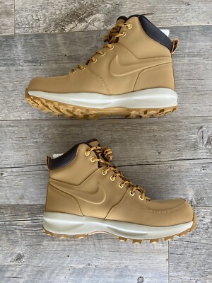 Nike Manoa Leather Boots Haystack Velvet Brown 454350-700 Men's Sz 10.5  New