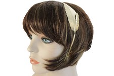 New Women Headband Gold Metal Long Leaf Fashion Hair Accessory Casual Look Teens