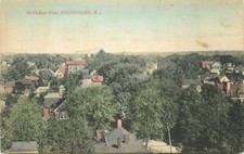 Hackensack New Jersey Birdseye View Simon # 4305 C-1910 Postcard 21-9246