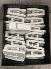 Joy Mangano - Huggable Hanger Clips (12 Pieces) White