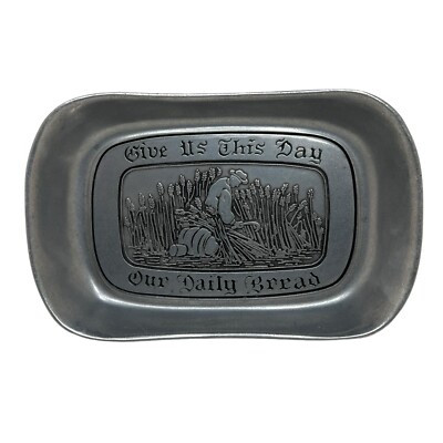 Wilton Country Ware  Give Us This Day Our Daily Bread  Tray Dish Plate