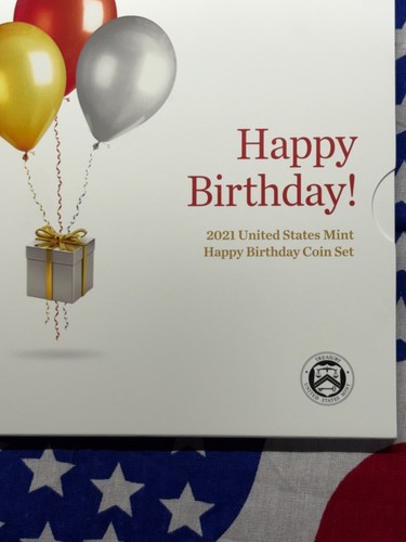 2021 S US MINT HAPPY BIRTHDAY COIN SET 5 COINS (ORIGINAL OWNER) **FREE SHIPPING* - Picture 3 of 20
