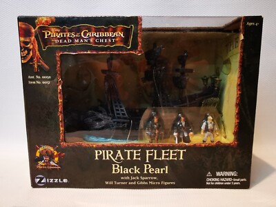 Micro Fleet The Black Pearl Spielset Pirates Caribbean Dead Man's Chest Zizzle 