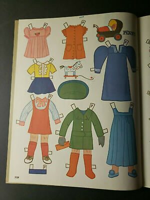 VIntagee Doll House Paper Doll Cut Outs Book Stephens Sandusky Ohio Uncut  New