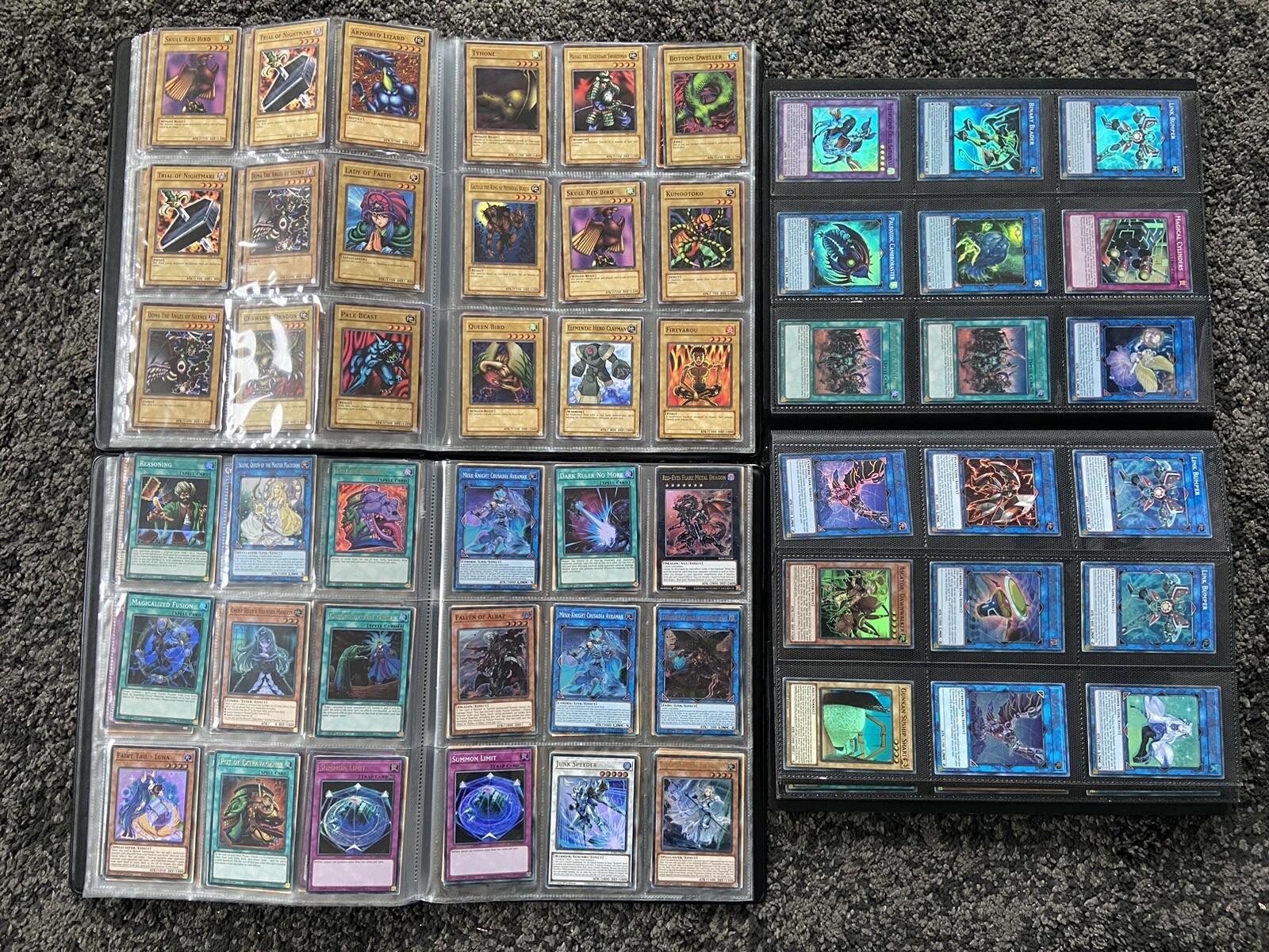 YuGiOh Blue Eyes White Dragon Deck, Exodia Set, Binders, and More