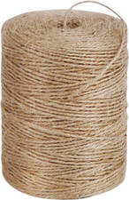 800 Ft Natural Jute Twine String Thin Ribbon Hemp Twine for Craft Plant Gift Wra