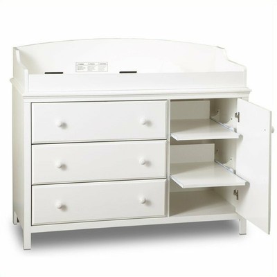 changing table and drawers