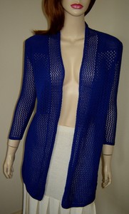sapphire blue cardigan
