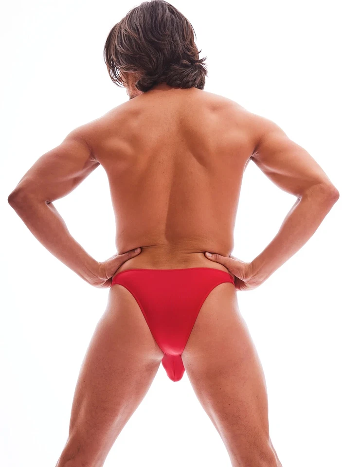 N2N Bodywear Hombres Rojo Brasileño Boykini Bikini Baño Traje de Baño Talla M L XL Foto 3 de 4