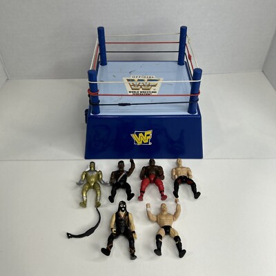 WWF Super Slam Wrestling Ring Justoys 1996 Stone Cold Gold Dust