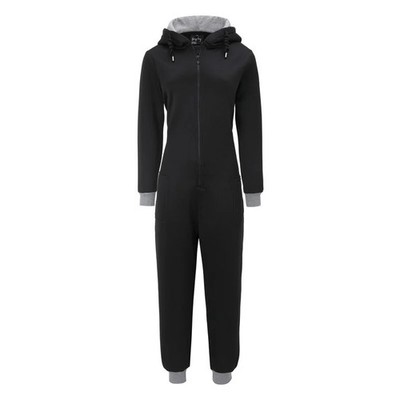 Forplay Jumpsuit Damen Kuscheliger Jumpsuit schwarz Basics, Casual Wear