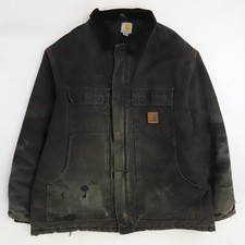 Carhartt Canvas Arctic Work Jacket Size XL Black