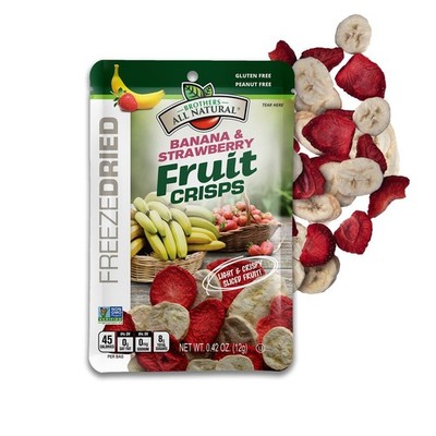 Freeze Dried Fruit Crisps, Banana Strawberry, 0.42 Oz (Pack of 24)