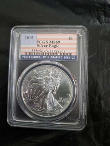 American silver eagle 1 oz 2015 PCGS MS69
