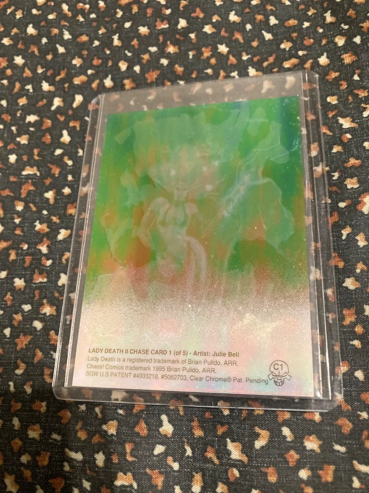 New Lady Death Series 2 Clear Chrome Chase Card Set [5] C1-C5 1995 - Image 4 of 4