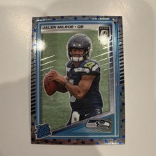 Panini 2025 Donruss Optic Rated Rookie Stars Prizm Jalen Milroe Seahawks #253