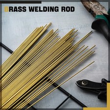 40 Pcs Brass Rods 1.5 Mm 2 Mm Brass Welding Brazing Rods Copper Alloy Solid for
