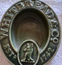 VINTAGE WHITBREAD & Co Brewery Beer Pub Ceramic ASHTRAY