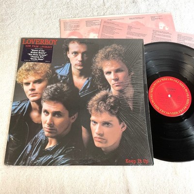 Loverboy ''Keep It Up'' 1983 Rock LP, Nice EX!, w/ Lyrics Insert, Shrink with Hype