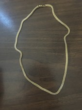 Solid 10k Gold Diamond Cut 22 Inch Box Chain Necklace 14 Grams