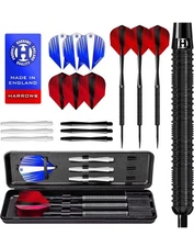 New Harrows Caliber Dart Set 90% (Black ) 23 Grams in Case