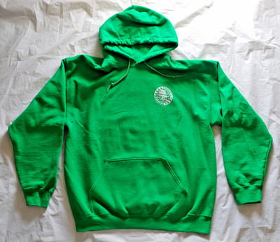 Green  Anti Social Social Club Level 8 ASSC Logo Hoodie Sweatshirt - Size Large