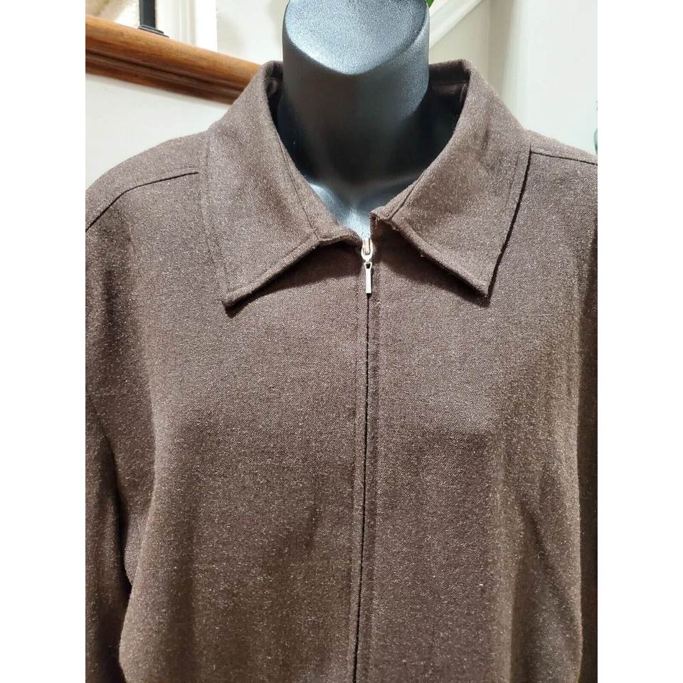 Traje Norton McNaughton Mujer Marrón Poliéster Cremallera Completa Chaqueta (20W) y Pantalón (22W) Foto 3 de 4