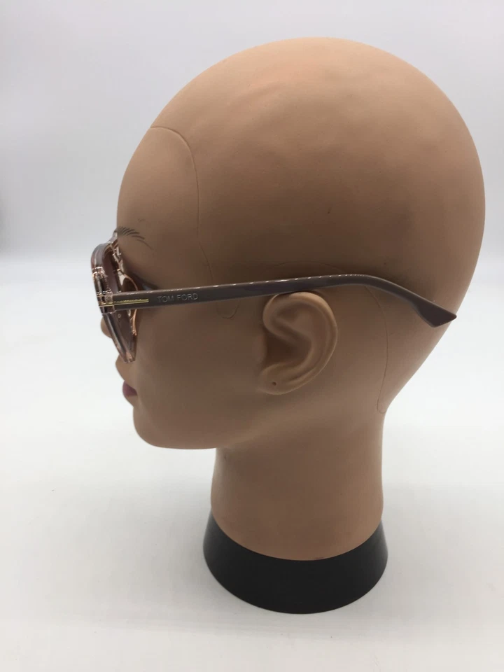 Gafas de sol Tom Ford con marco beige transparente para mujer 54-19-143 lentes beige Foto 4 de 4